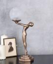 Lampa z Figurą Kobiety w Stylu Art Deco 48 cm