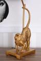 zabawna małpka czarno-złota lampa fantasy 70 cm