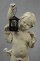 stojący anioł z latarenką romantyczna, wysoka figura