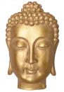 Złota Głowa Buddy Dekoracja Ściany Styl Orientalny