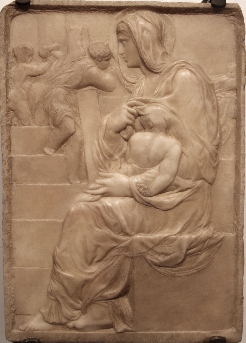 Madonna przy schodach - Michał Anioł