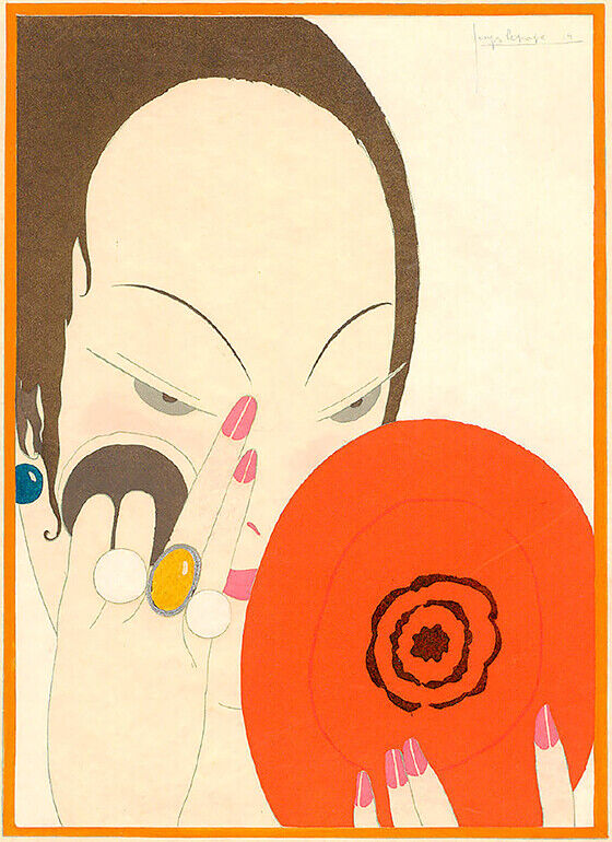 The Red Mirror - Georges Lepape