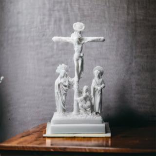 ukrzyżowanie jezusa figury religijne alabaster