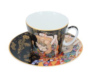 filiżanka z podstawkiem gustav klimt rodzina zestaw upominkowy