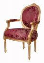 Komfortowy Fotel w Stylu Barokowym