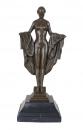 Akt Kobiecy Styl Art Deco Figura z Brązu