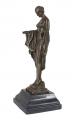 akt kobiecy styl art deco figura z brązu