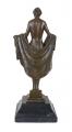 akt kobiecy styl art deco figura z brązu