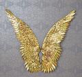 anielskie złote skrzydła dekoracja ścienna