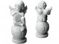 aniołek na kuli alabaster figury religijne