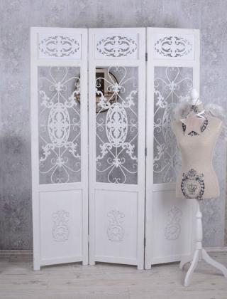 ażurowy parawan w stylu cottage