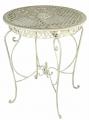 okrągły stolik ogrodowy mebel ogrodowe shabby chic