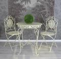 okrągły stolik ogrodowy mebel ogrodowe shabby chic