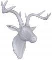 białe poroże jelenia dekoracja ściany figury zwierząt
