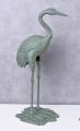 czapla żeliwna figura ogrodowa 76 cm