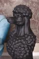 czarny pudel figura ogrodowa figury zwierząt 80 cm