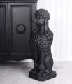 czarny pudel figura ogrodowa figury zwierząt 80 cm