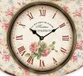 kogut romantyczny zegar w stylu rustykalnym