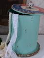 metalowa puszka w kształcie szpuli collection maritime shabby chic