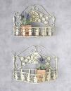 Dwa Ażurowe Koszyki Dekoracja Ściany Shabby Chic