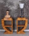 zestaw dwie szafki nocne styl art deco