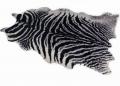 dywan futrzany eko futro zebra 164 x 240 cm