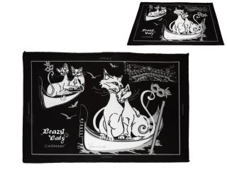 dywanik zakochane koty karnawał w wenecji 40 x 60 cm
