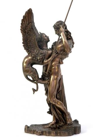 edyp i sfinx klasyczna figura veronese