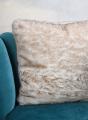 eko futro lis polarny poduszka futrzana poduszki dekoracyjne 40 x 40 cm