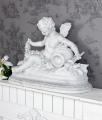 figura kominkowa amor z amforą styl barokowy