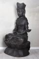 medytujący budda czarna figura styl orientalny 120 cm