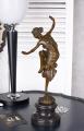 bajadera figura tancerki brąz marmurowy cokół 44 cm