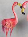 flamingi dwie figury ogrodowe kwietniki metal