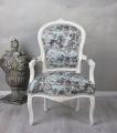 fotel toile de jouy meble barokowe