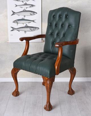 fotel gabinetowy chesterfield styl klasyczny