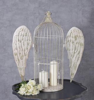 anielskie skrzydła dekoracyjna klatka 70 cm