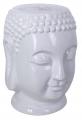kolumna kwietnik feng shui biała głowa buddy 44 cm