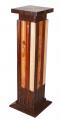 drewniana kolumna styl art deco 109 cm