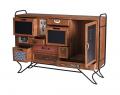 komoda patchworkowy design styl industrialny / loftowy