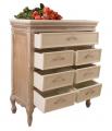 komoda siedem szuflad w stylu rustykalnym shabby chic
