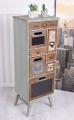 komoda w stylu industrialnym patchworkowy design