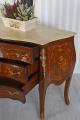 komoda trzy szuflady intarsja marmurowy blat meble barokowe
