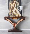 wyjątkowa konsolka jedna szuflada styl art deco