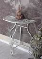 półokrągła konsolka w stylu vintage shabby chic