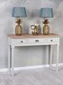 konsolka trzy szuflady styl rustykalny shabby chic