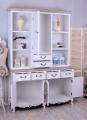 kredens z motywem serduszka shabby chic