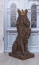 Lew w Złotej Koronie Figura Styl Renesansowy 92cm