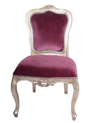 królewskie krzesło w stylu rokoko