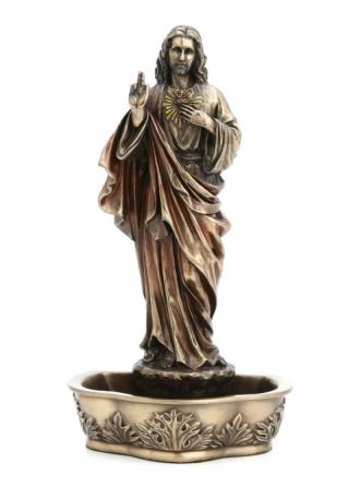 kropielnica z figurą jezusa figury religijne veronese