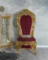 królewskie krzesło fotel ślub meble barokowe